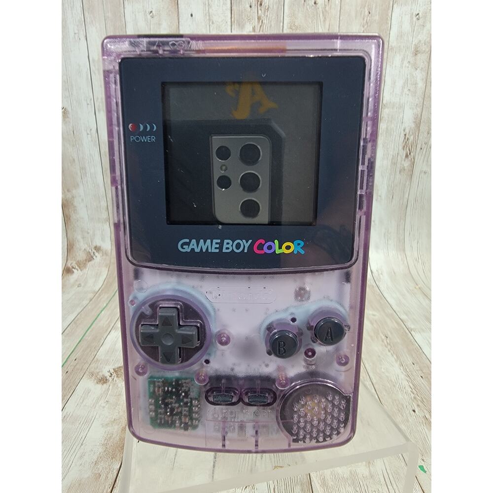 Nintendo Game Boy Color Handheld System Tested & Works Atomic Purple - Picture 7 of 8